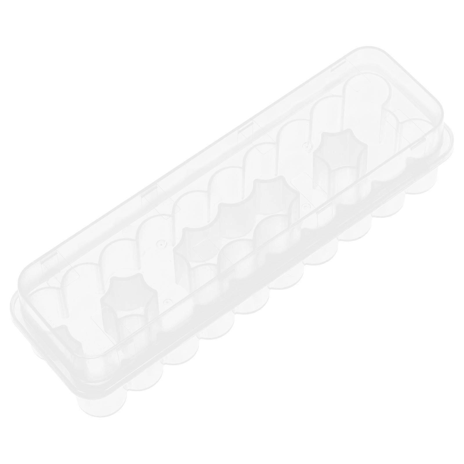 Transparent Box Plastic Vial Organizer for Efficient Storage