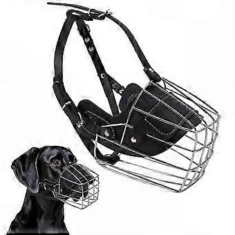 For Drinking, Extra Large Metal Basket Muzzle for Great Dane, Breathable