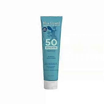 Blue Lizard Australische zonnebrandcrème, minerale zonnebrandcrème voor de gevoelige huid SPF50 - 89 ml