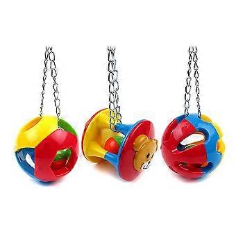 3pcs Funny Ball Playing Spielzeug Hollow-out Ball Füße Training Spielzeug Pädagogische Vogel Spielzeug Füße Greifball Spielzeug