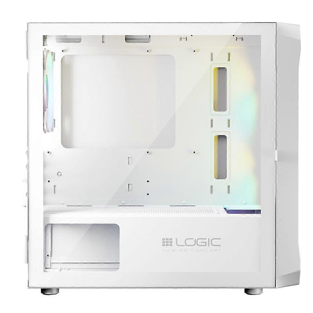 Estuche Logic Portos Argb Mini Usb 3.0 Blanco