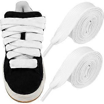 2CM Fat Wide Jumbo Thick Flat Shoe Laces for Campus,Shoelaces Replacement Laces [MI]