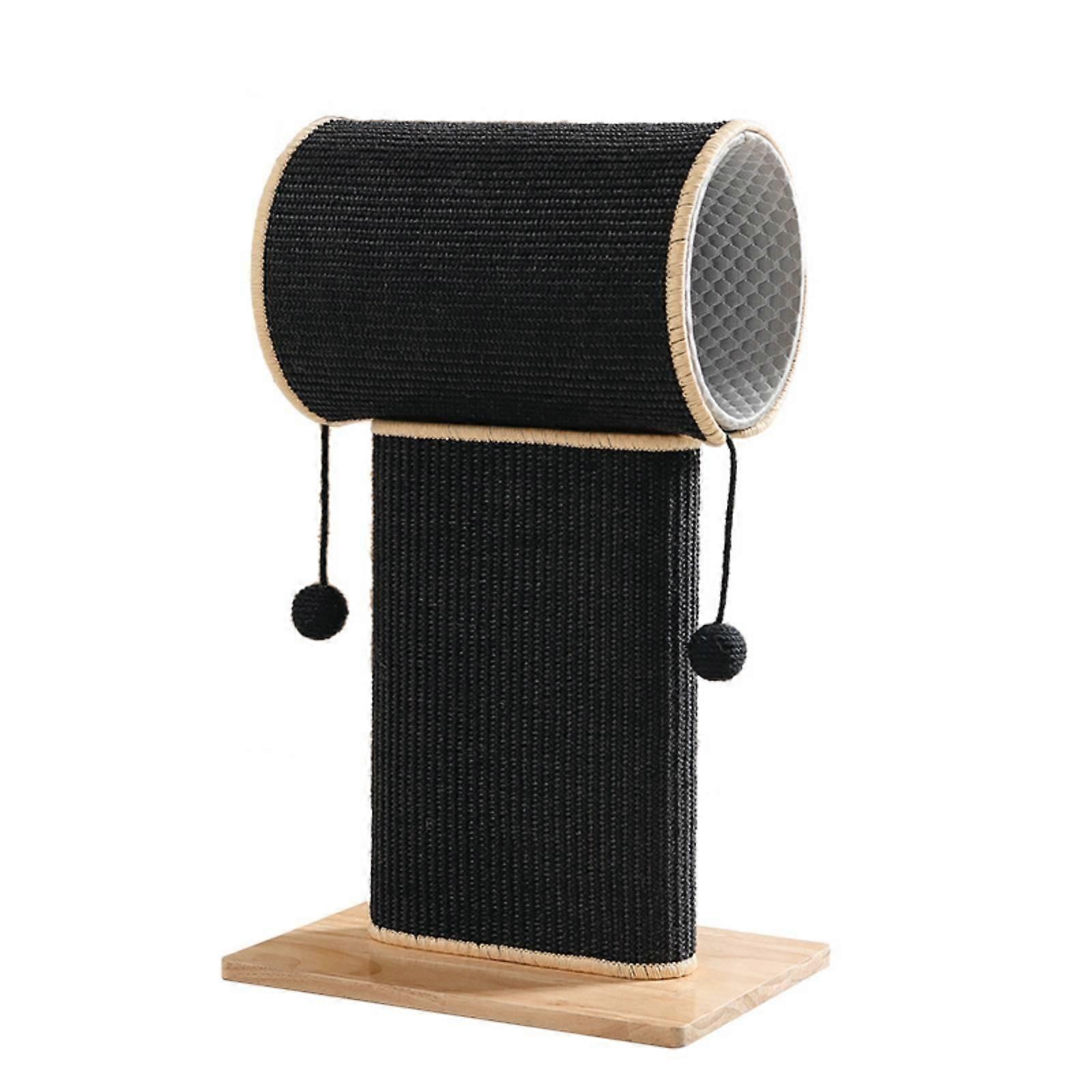 Cat Tunnel with Scratching Post Multifunctional Scratching Post with Cat Tunnel