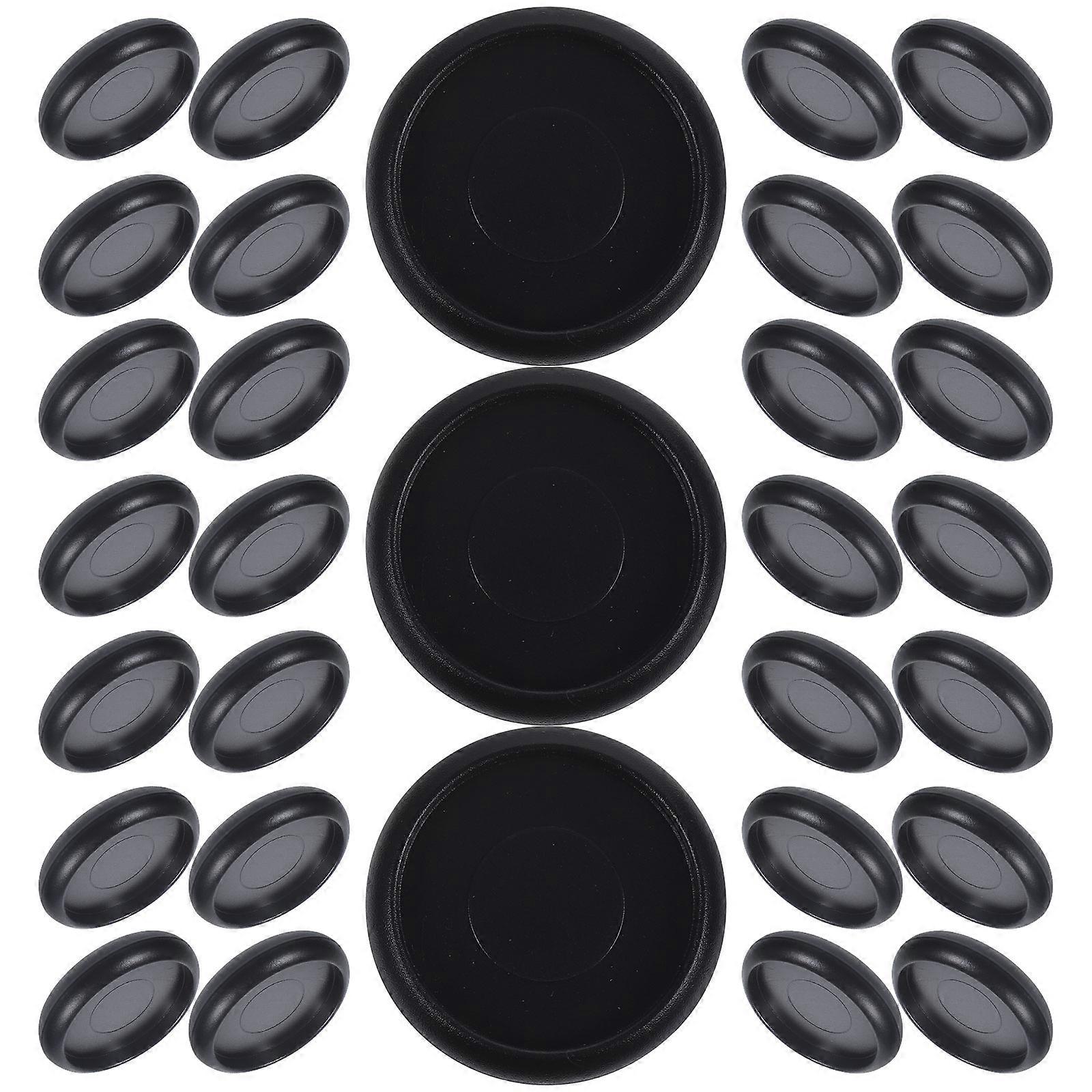Binder Rings Plastic Binding Discs for Planning 44Pcs Black