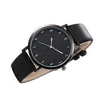 Orologio da polso da donna, elegante, con cinturino in pelle, orologio da polso in stile semplice, orologio da polso decorativo