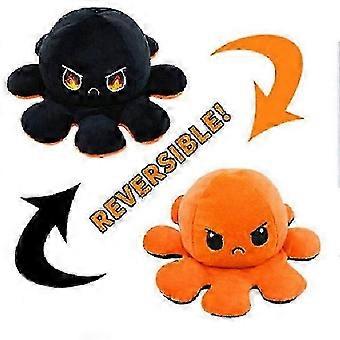 Double‑Sided Flip Reversible Octopus Plush, Cute Mood‑Changing Soft Stuffed Animal Toy, Comfort Cuddly Plush Doll for Daily Entertainment