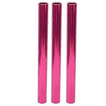 3pcs Relay Baton Aluminium Alloy Track and Field Running Race Baton Sports Game PropsSilver SZ