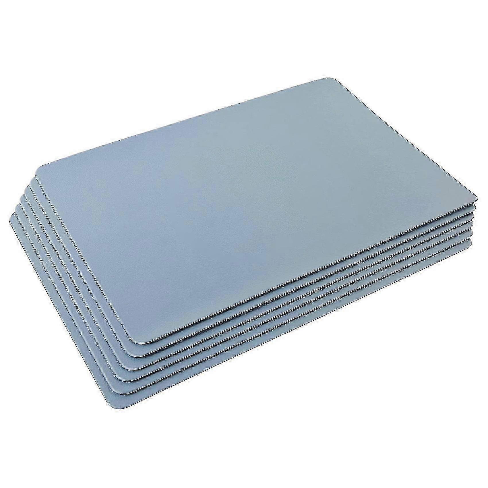 6-Pack Spill Proof PU Leather Placemats Heat Resistant for Dining Table