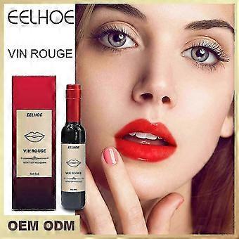 Rotweinflasche Lippenglasur Lippentönung Lipgloss Feuchtigkeitsspendend Nicht verblassende Rotweinflasche Lippenstift Make-up Hersteller W