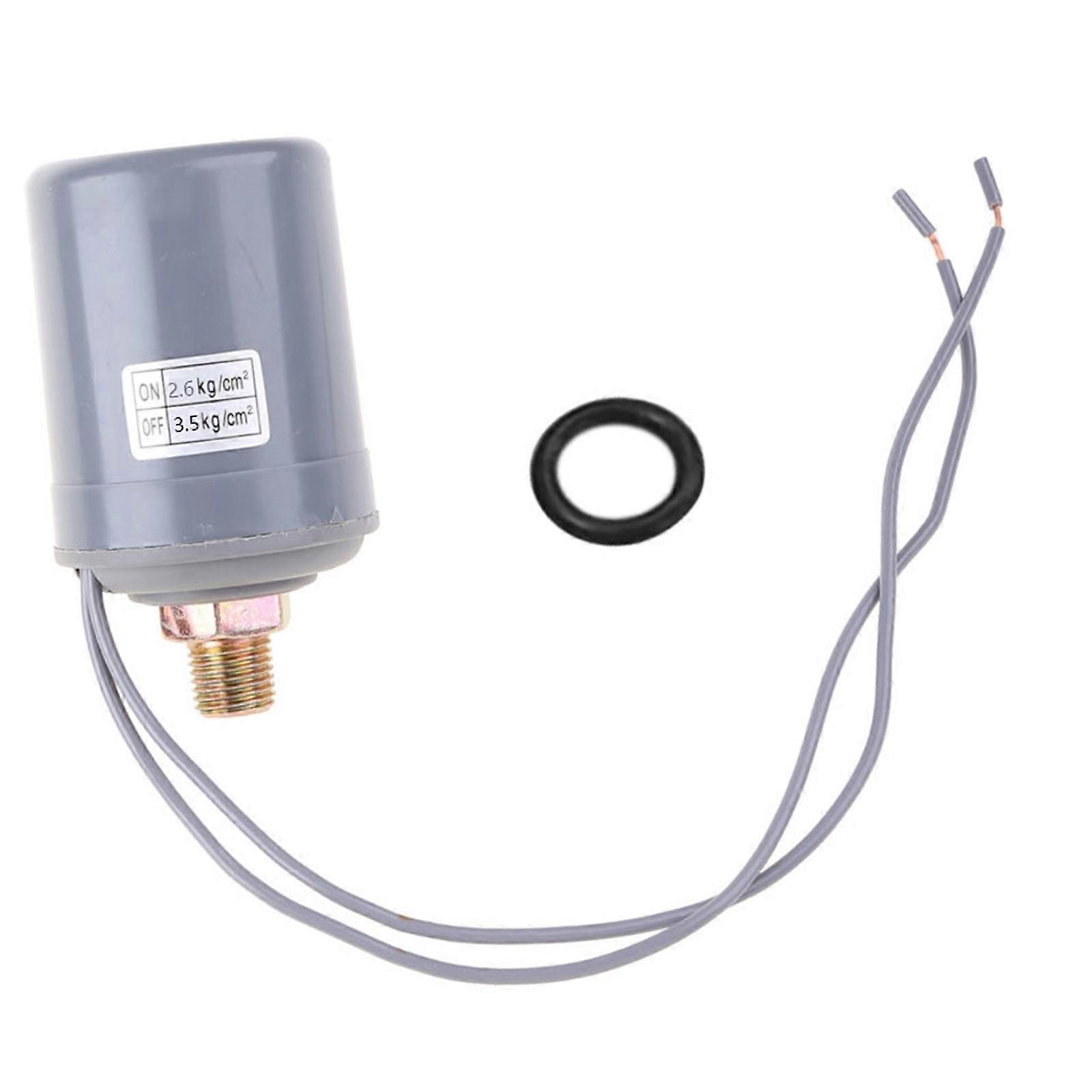 Self-Priming Water Pump Control Device Pressure Switches, Wired Automatic Start Stop Function with Threaded Metal Base for System Service Multicolor