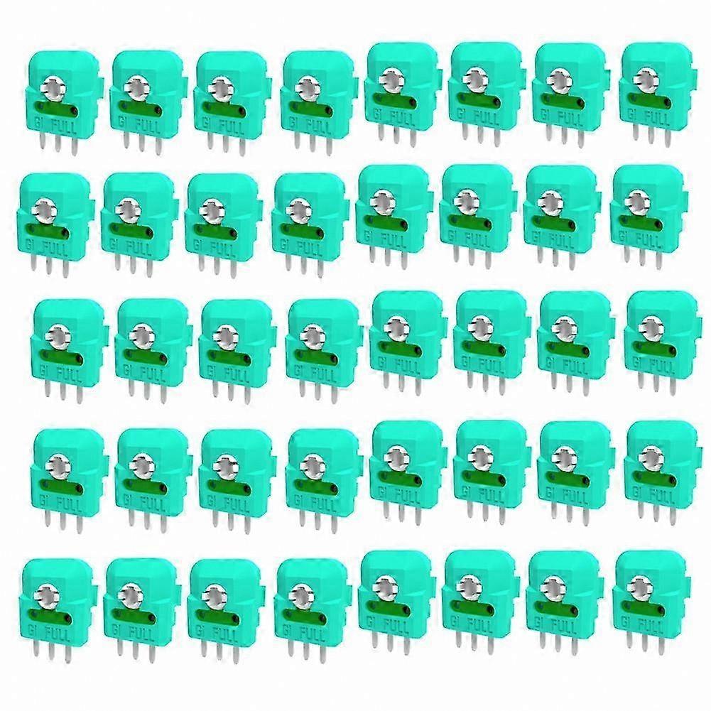 Accurate Hall Joystick Potentiometer Sensor Module, 40PCS Axis Resistor & Micro-Type Switch Replacement for PS5 Game Controller