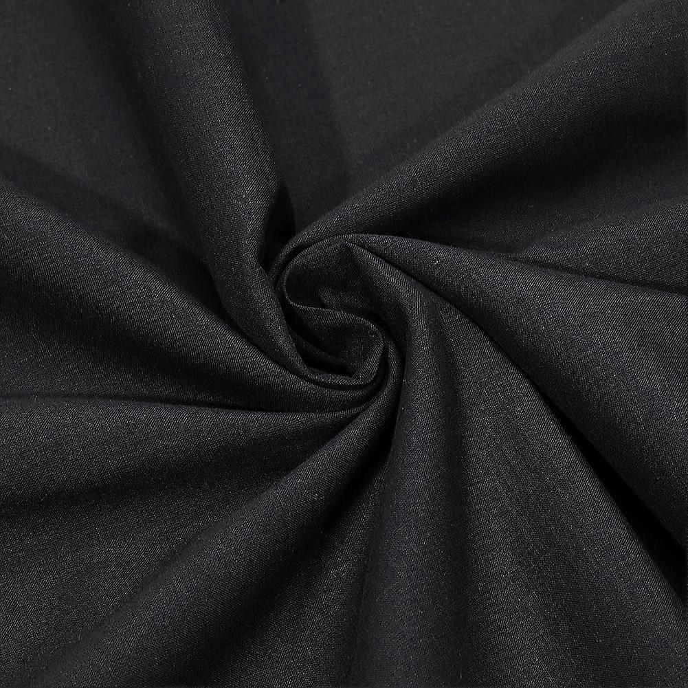 Cotton Fabric Rectangle Black 2000x1500x0.2mm