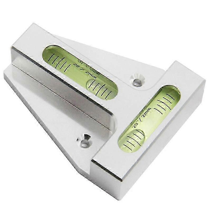 T Type Level Meter, Mini Spirit Level Bubble Two Ways A