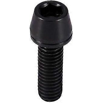 M5*16mm cykelfrempindsbolt, titanlegering cykel konisk hovedbolt cykelfrempindsskrue med skive til mountainbike (gylden) 26-27