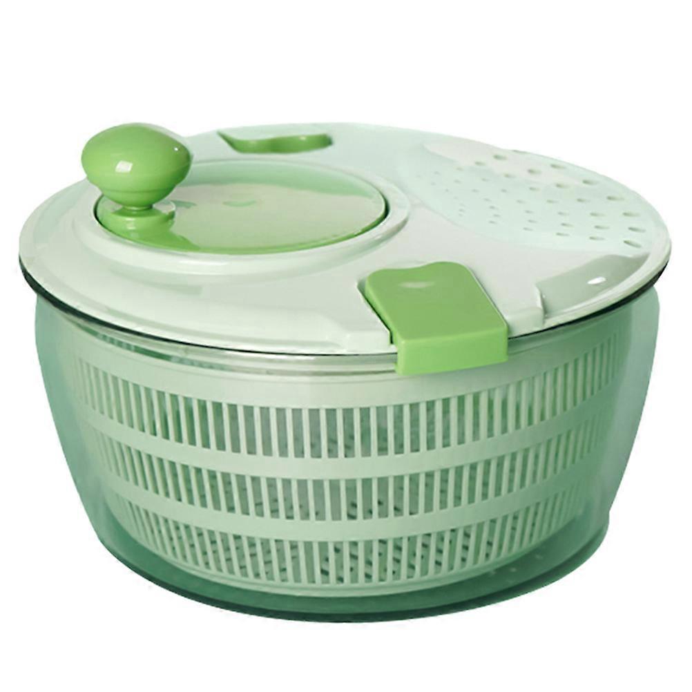 Olive Green Manual Drain Basket 1Pcs Practical Kitchen Storage Container
