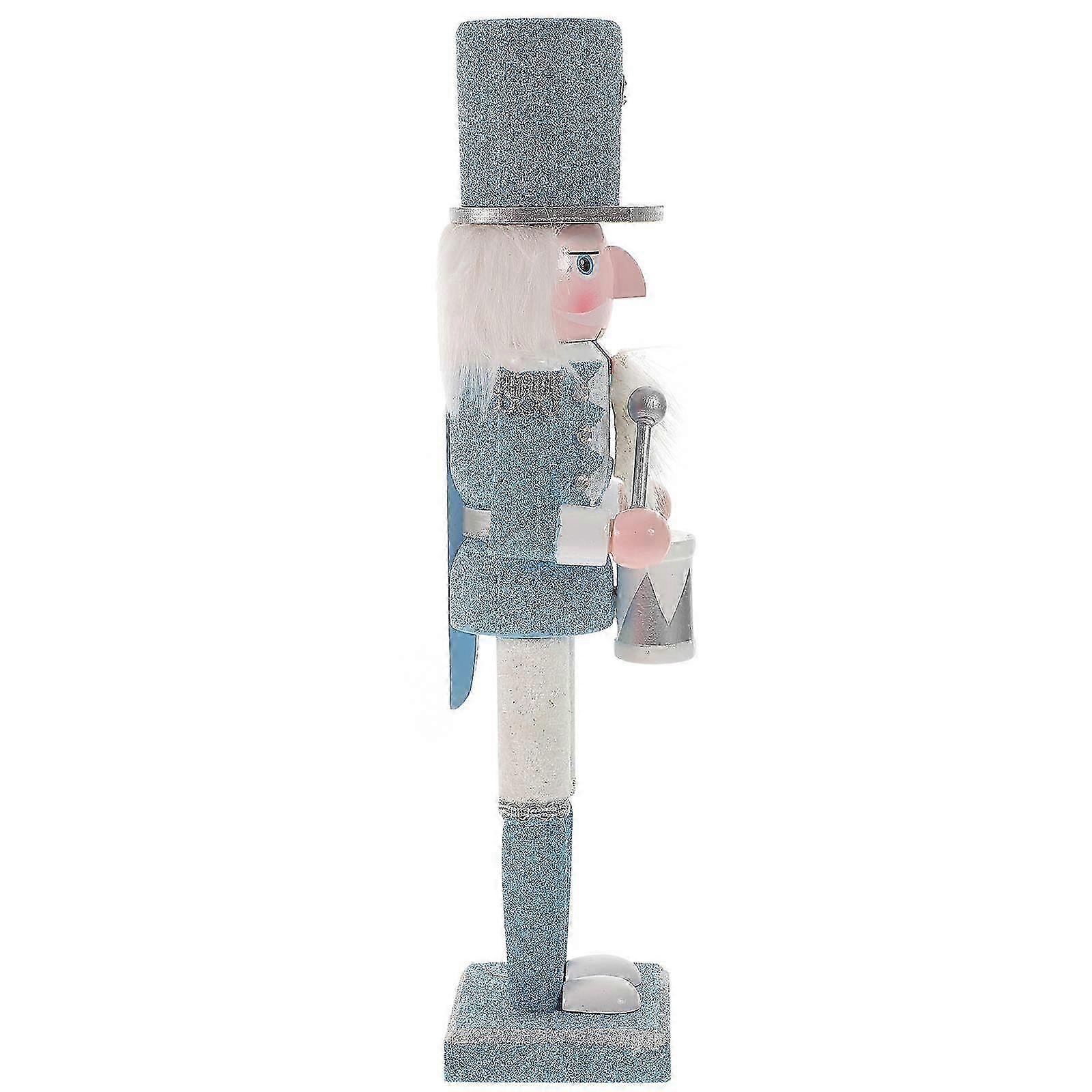 Glitter Nutcracker Figurine Christmas Nutcracker Statue Nutcracker Ornament Xmas Party Decor