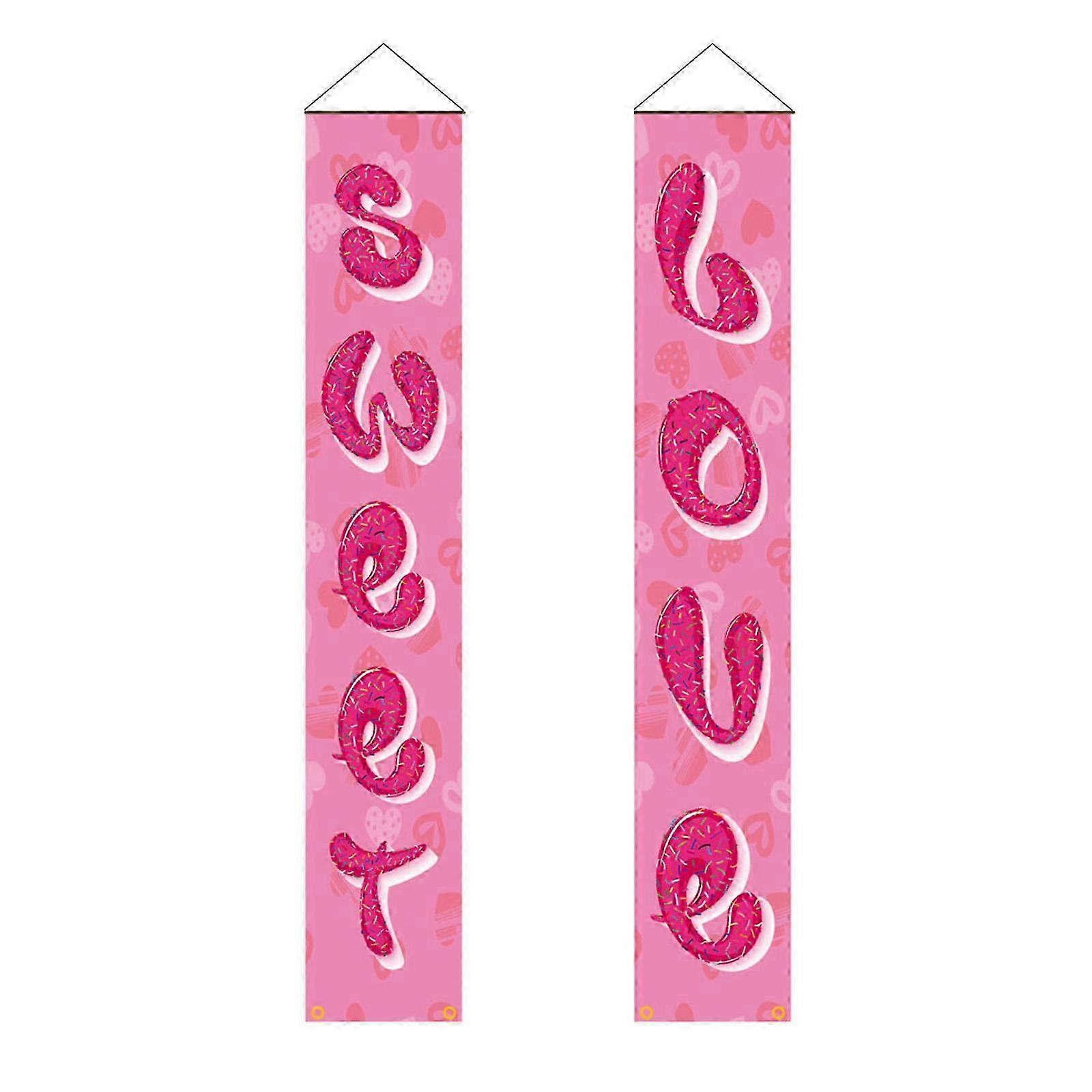 Long Vertical Valentine Banner