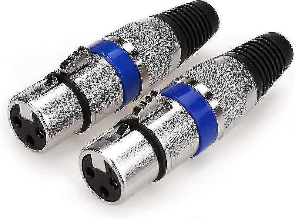 DIY-Friendly 3-Pin XLR Female Plug Set