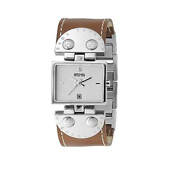 Mkors dress leather Watch for Women Analog Quartz with MK4056 Cowskin Bracelet