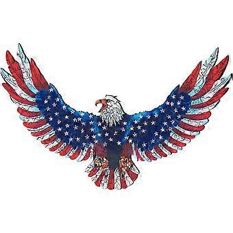 Colorful Eagle Wooden Jigsaw Puzzle for Adults, Vibrant Laser Cut Animal Shape Gift Home Decor
