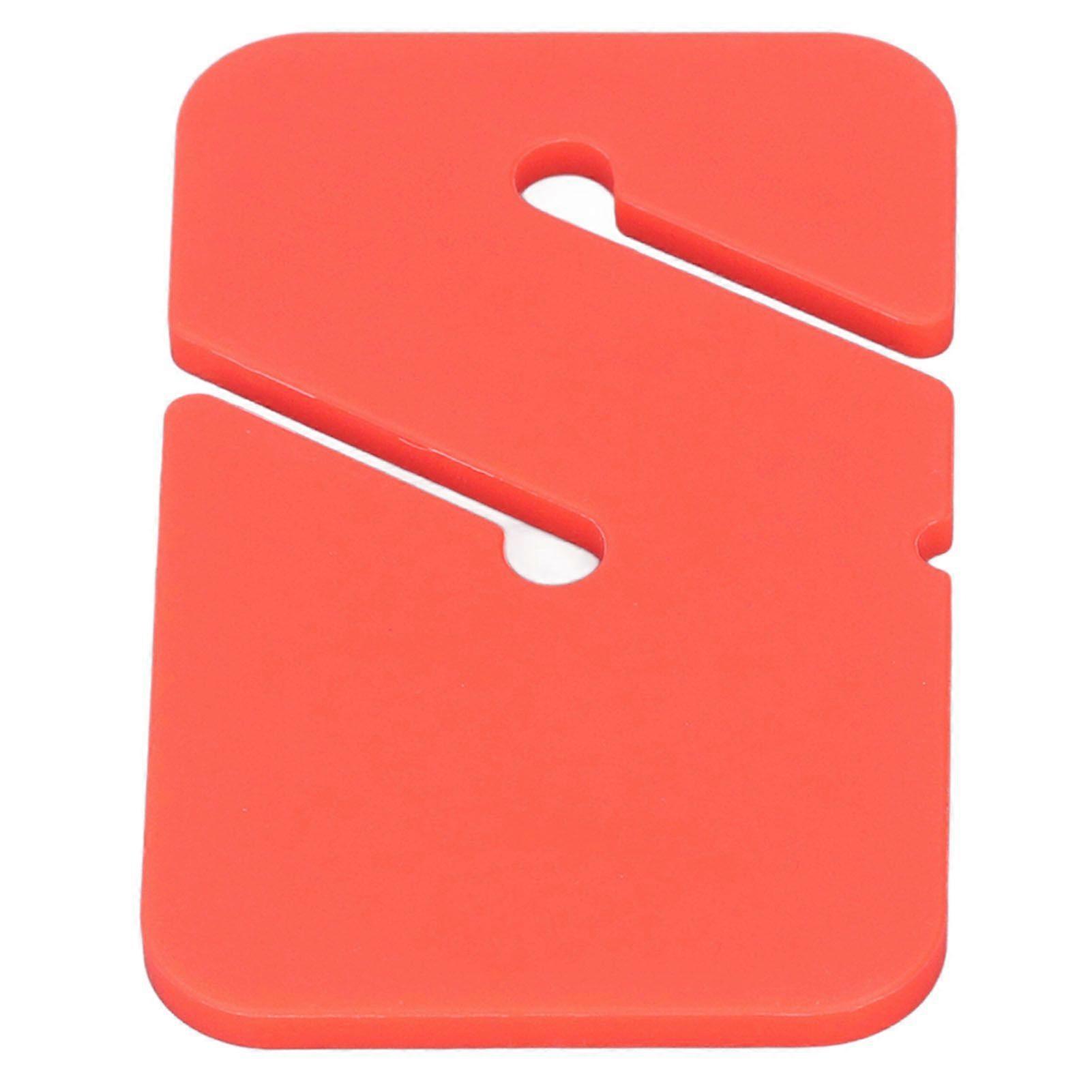 4PCS Scuba Choice Cave Diving Line Marker Compact Easy Visibility Wreck Diving Line Marker Rectangular Orange