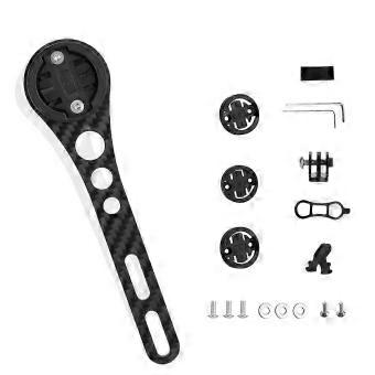 Bicycle Carbon Fiber Computer Stand Mountain Bike Multifunction Extension Stand Cycling Computer Stand Cycling Equipment-JNNJV