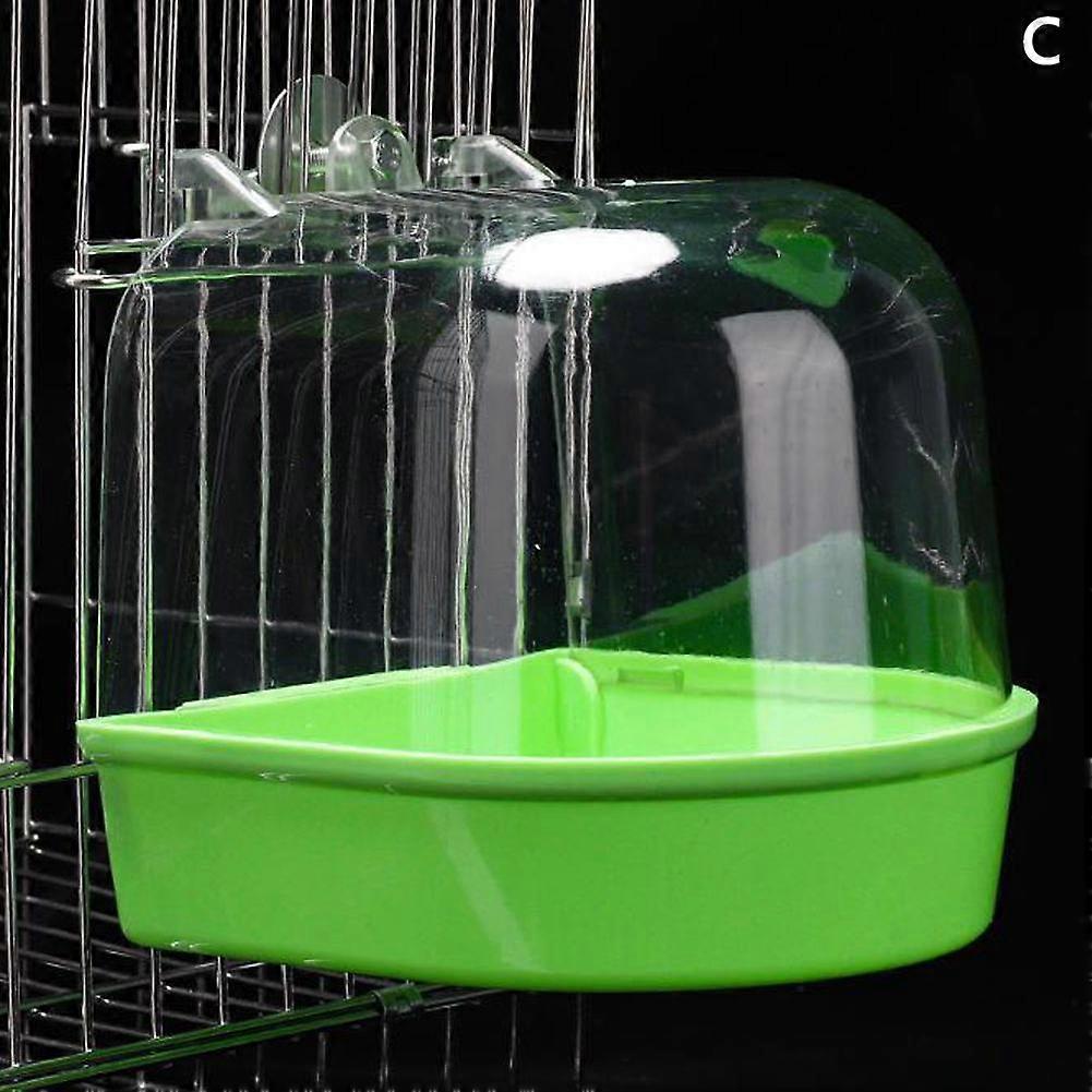 Hanging Parakeet Bath Box Simple Clean