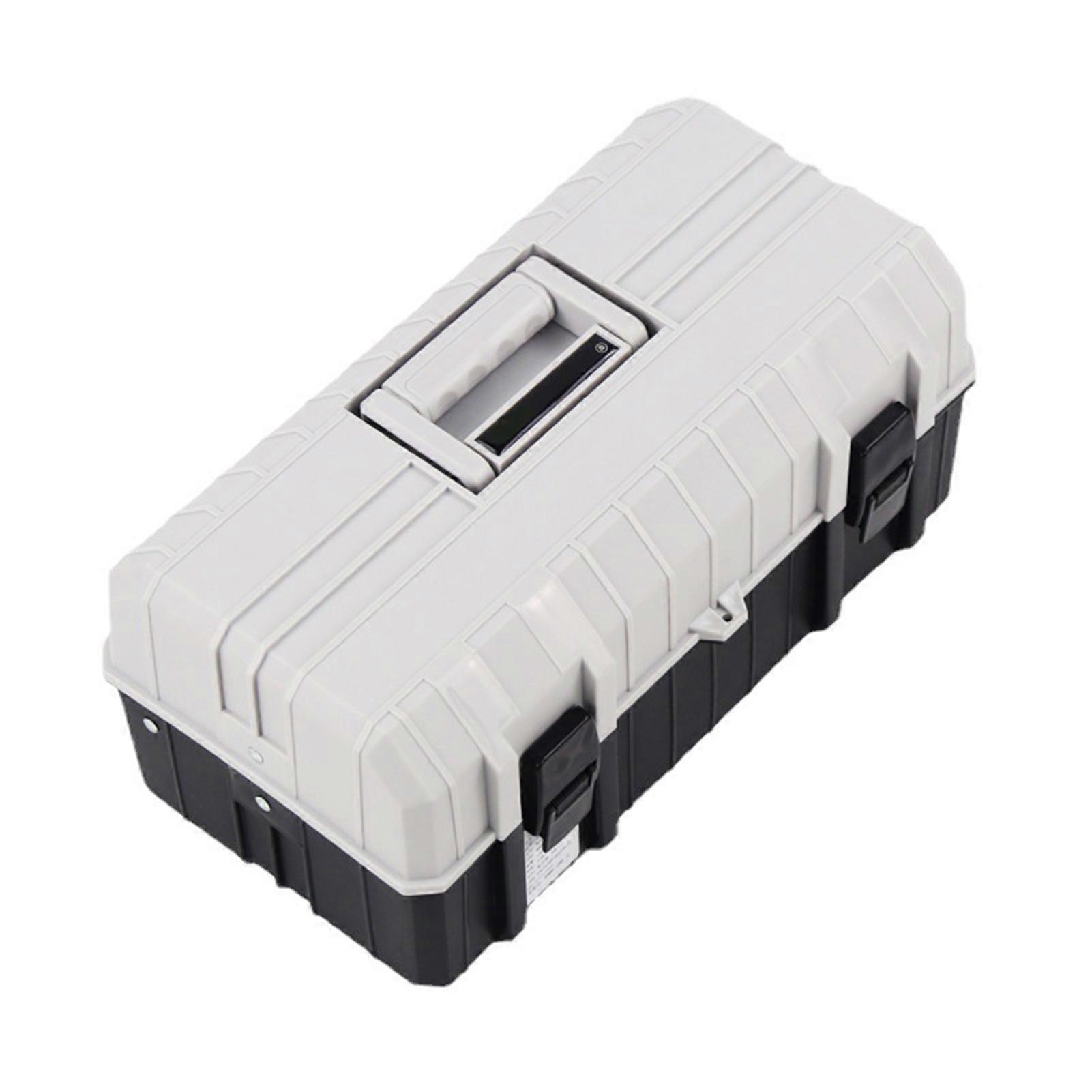 Plastic Storage Toolbox, 3-Layer Portable Tool Box, Hobby or Craft Storage Toolbox, Multiplication