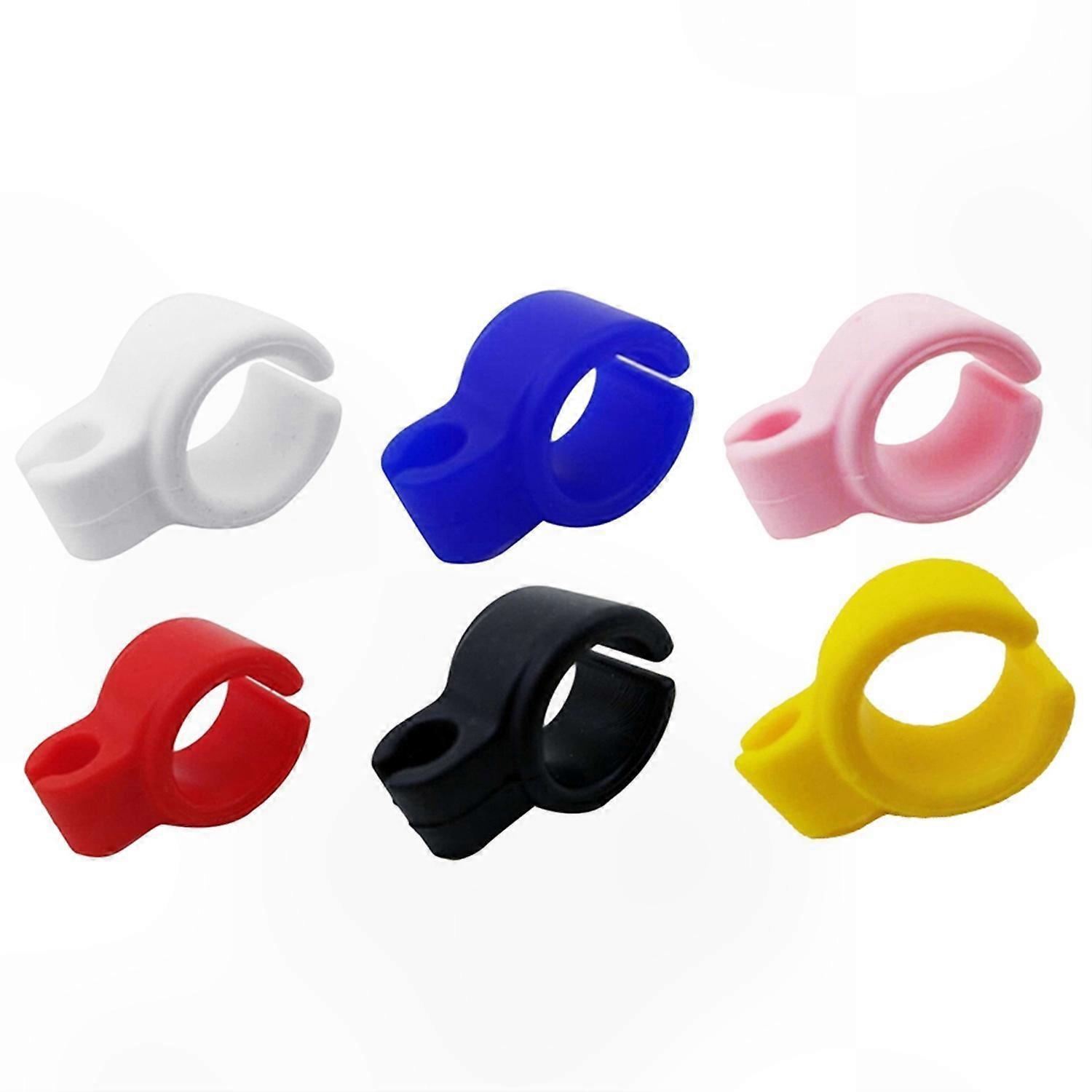 Secure Cigarette Organization, 6-Pack Silicone Cigarette Holder Ring Rack for Regular Smoking