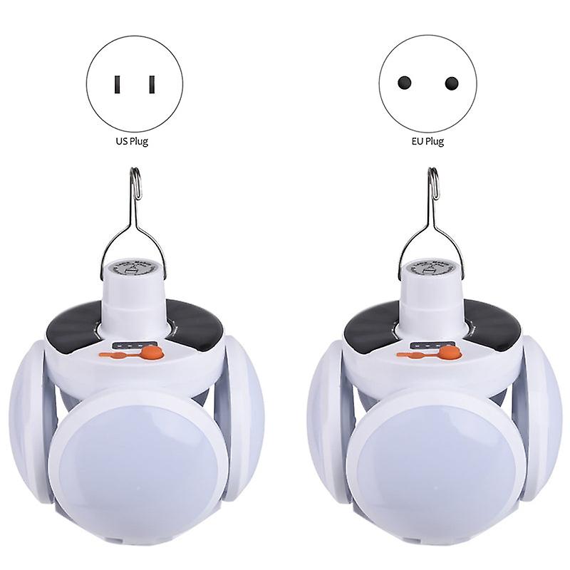 Ampoules Solaires avec Télécommande, Ampoule d'Urgence Rechargeable USB 9 W Lumière Poulailler 4 Modes d'Éclairage pour Maison Remise Randonnée Camping Tente Ouragan Lampes pour Panne de Courant