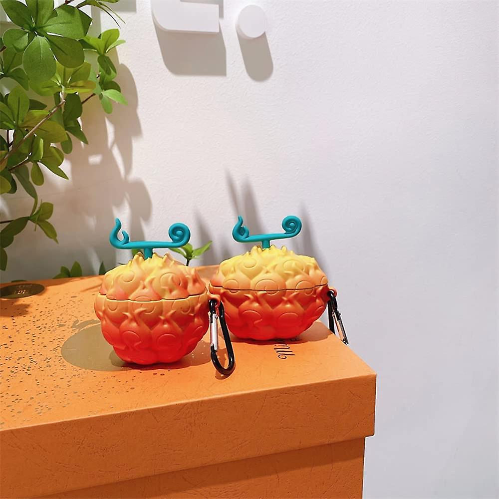 Funny Anime Devil Fruit Earphone Case for Airpods Headphone 3D