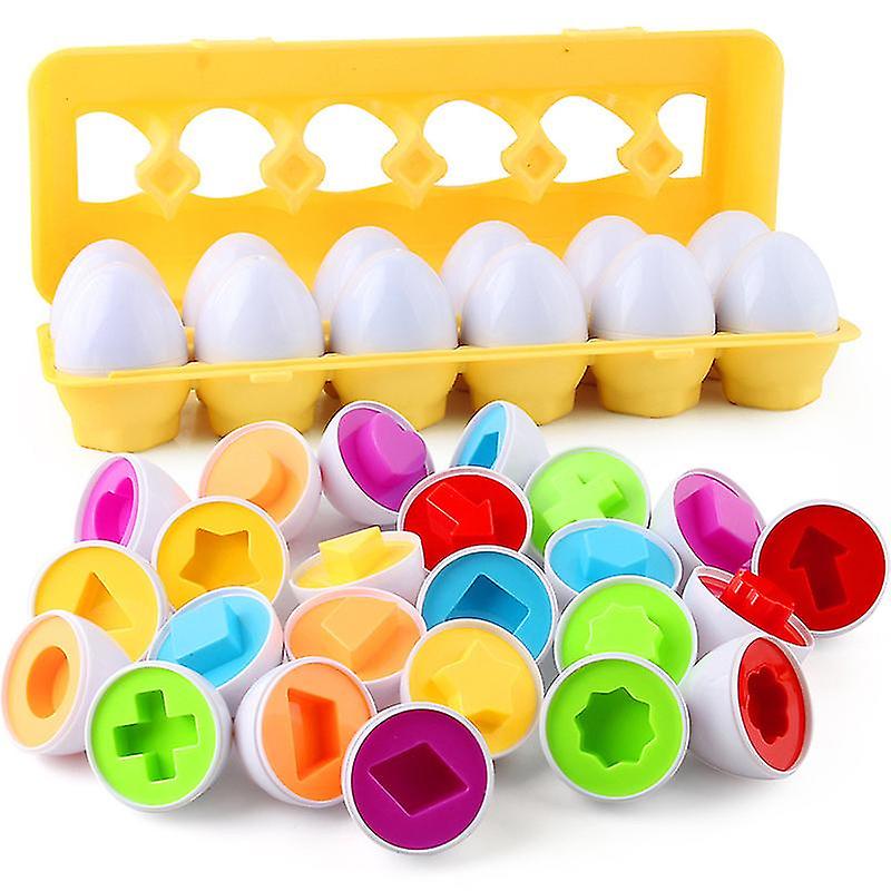 Egg Set-toddler Toys Shape Matching Game