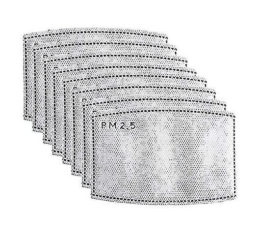 100pcs Activated Carbon Filter Replaceable 5 Layers Replaceable Filter