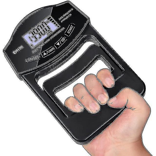 Grip Strength Tester, 396lbs/180kg Digital Hand Dynamometer Grip Strength Meter Usb Lcd Screen Hand Grip Dynamometer
