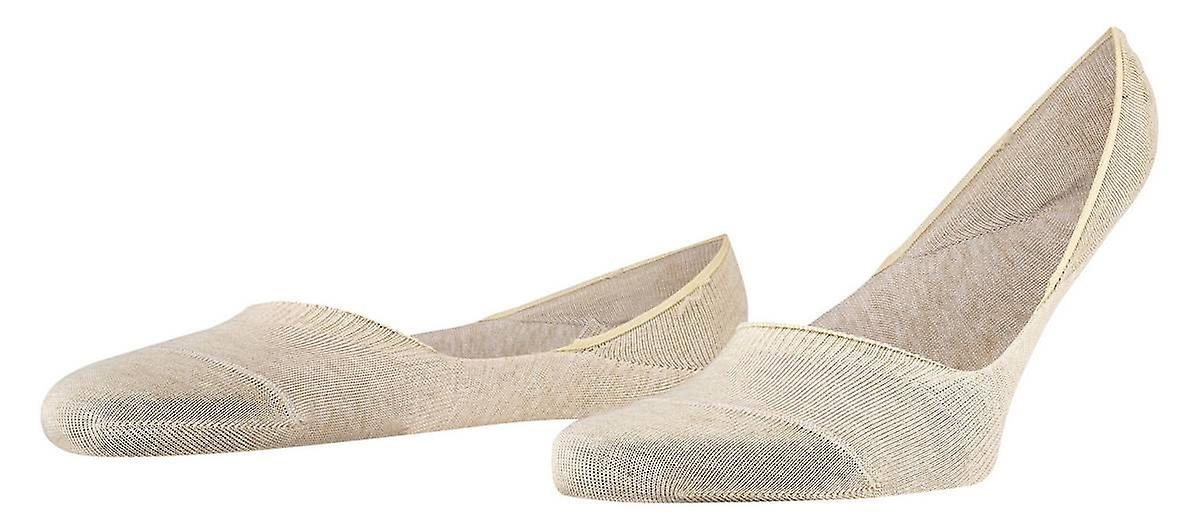 Falke Step Medium Cut No Show Box Socks - Sand Mel Beige