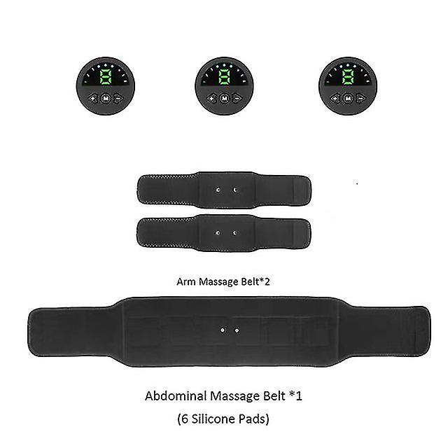 Ems Elektromos hasi test fogyókúra öv derékpánt Smart Hasi izomstimulátor Abs Trainer Fitness Fogyni zsírégetés