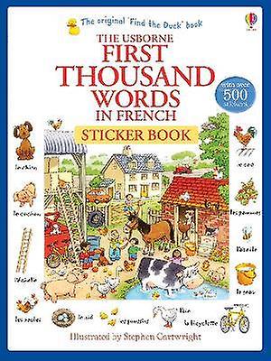First Thousand Words in French Sticker Book