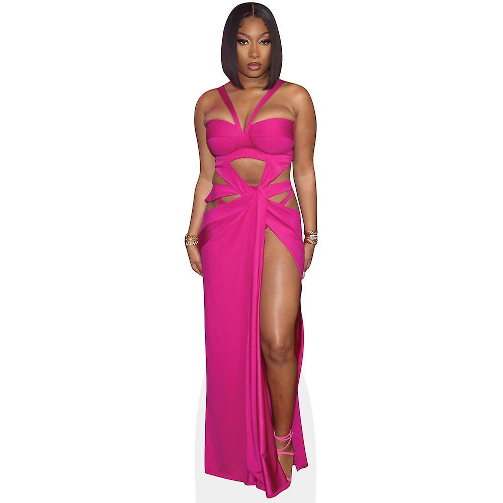 Megan Thee Stallion (Purple) Cardboard Cutout (lifesize OR mini size). Standee. Stand Up.