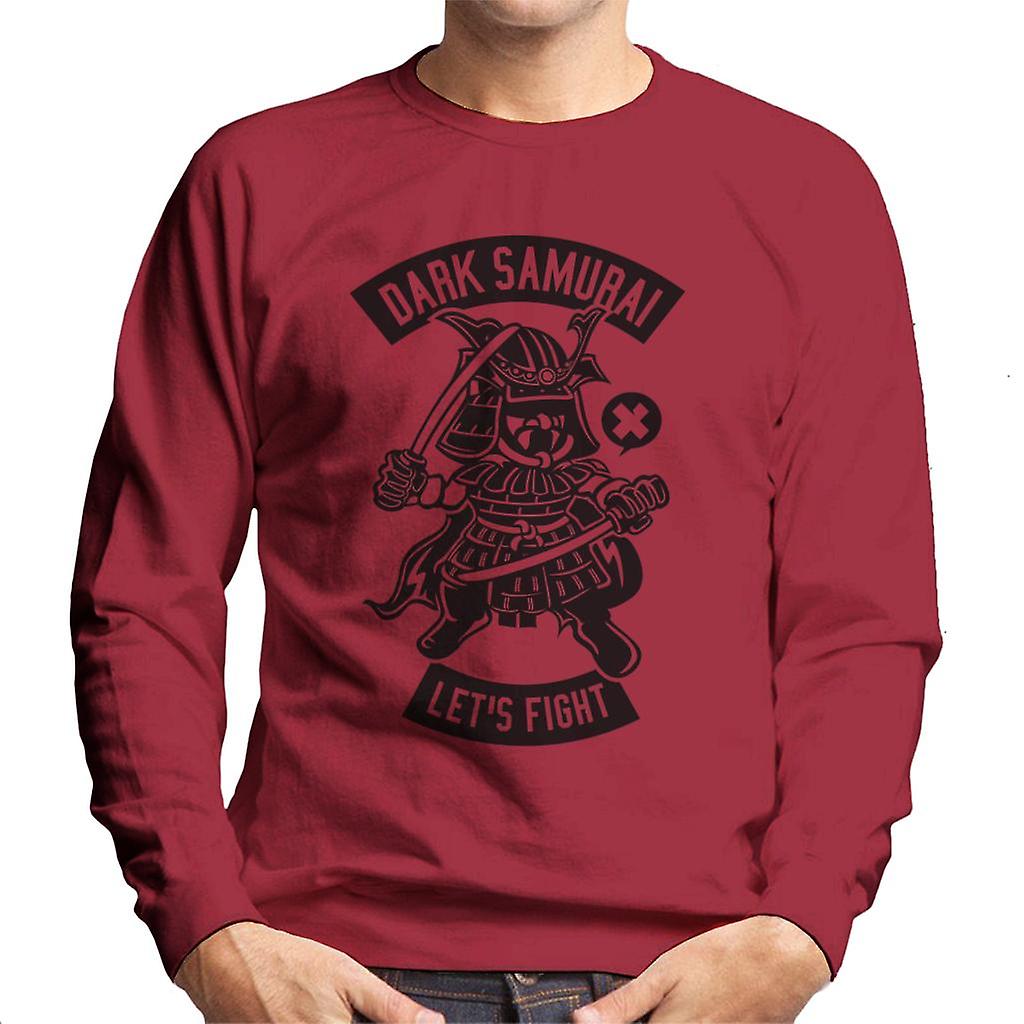 Japansk mørke Samurai lader bekæmpelsen mænds Sweatshirt