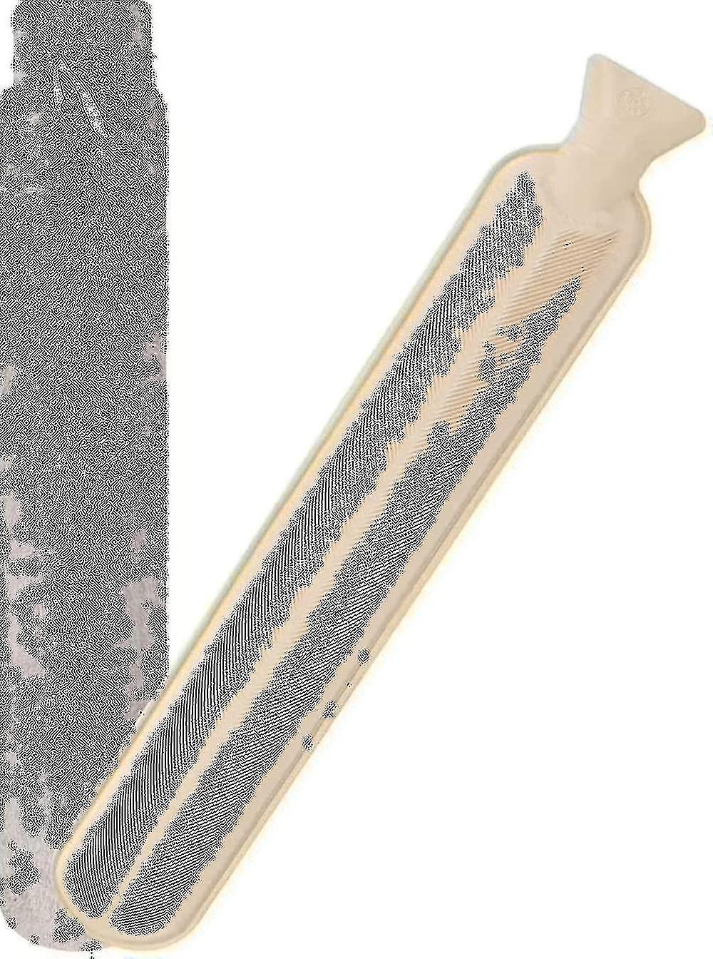 زجاجة ماء ساخن طويلة سعة 2 لتر مع غطاء خرطوم وسادة حرارية فخمة مع سرير بغطاء ناعم