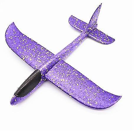 48Cm purple no lamp H Throw Flying Glider Foam Plane
