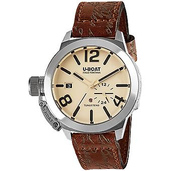 U-boat classic Men's Analog Automatic watch with cowhide bracelet 8892