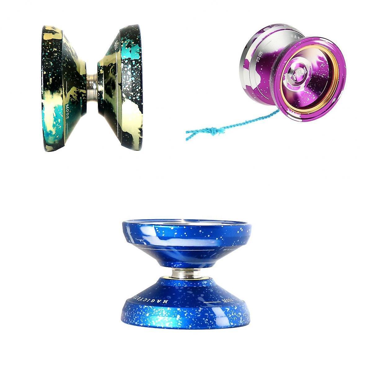 3 Pz M002 Professionale In Lega YoYo Cuscinetto A Sfere String Trick Giocattoli