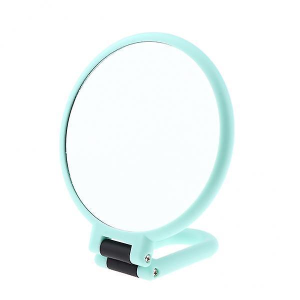 7xFoldable Handheld 2 Sided Makeup Mirror Magnifying Mirror w/ Hanger Hole X5