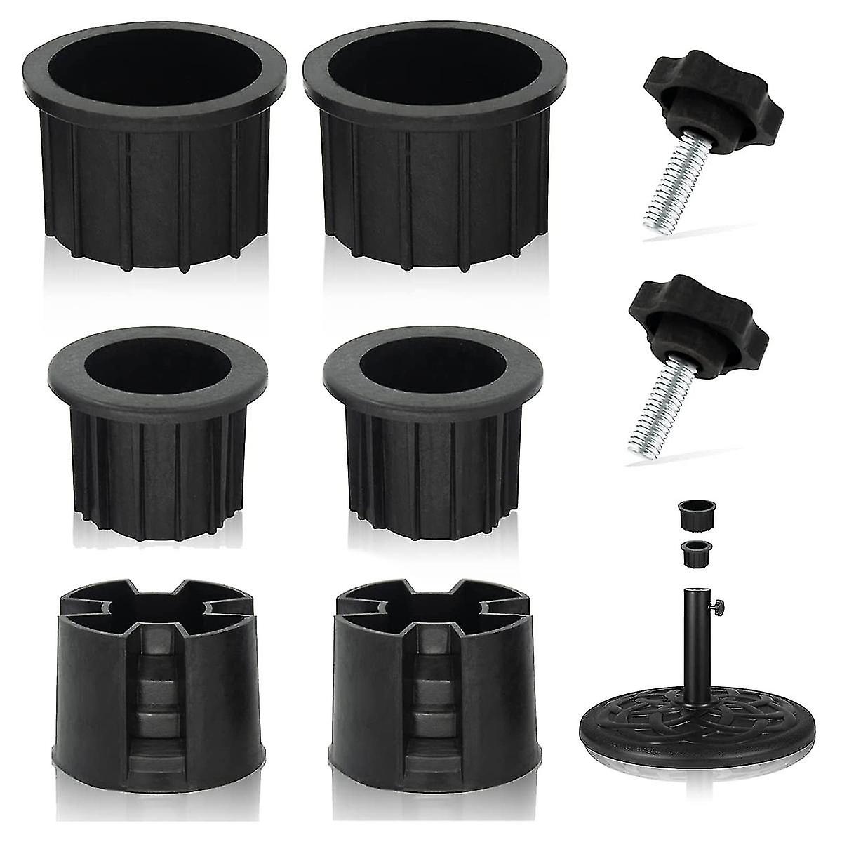 8 stuks paraplu base stand gat ring plug cover en cap patio paraplu stand base stabilisator