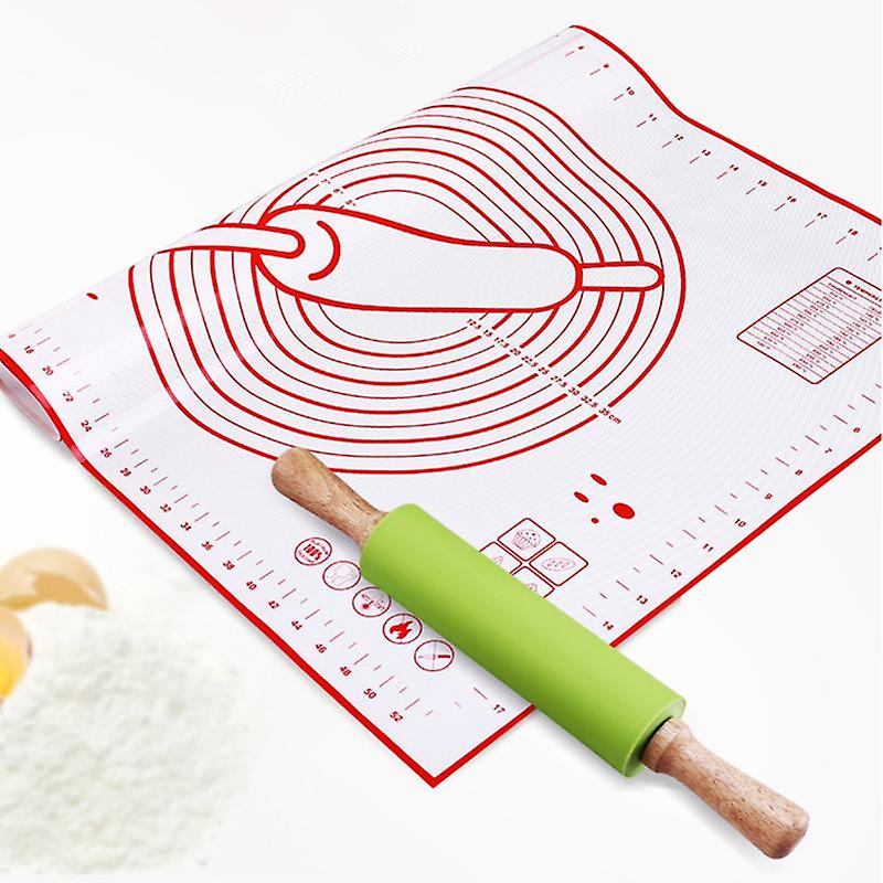Baking Cushion Non-stick with Scale Silicone Kneading Rolling Dough Mat