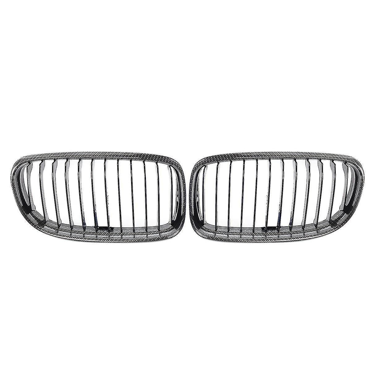 Fibra di carbonio Look Paraurti anteriore Rene Grille Grille per -BMW E90 E91