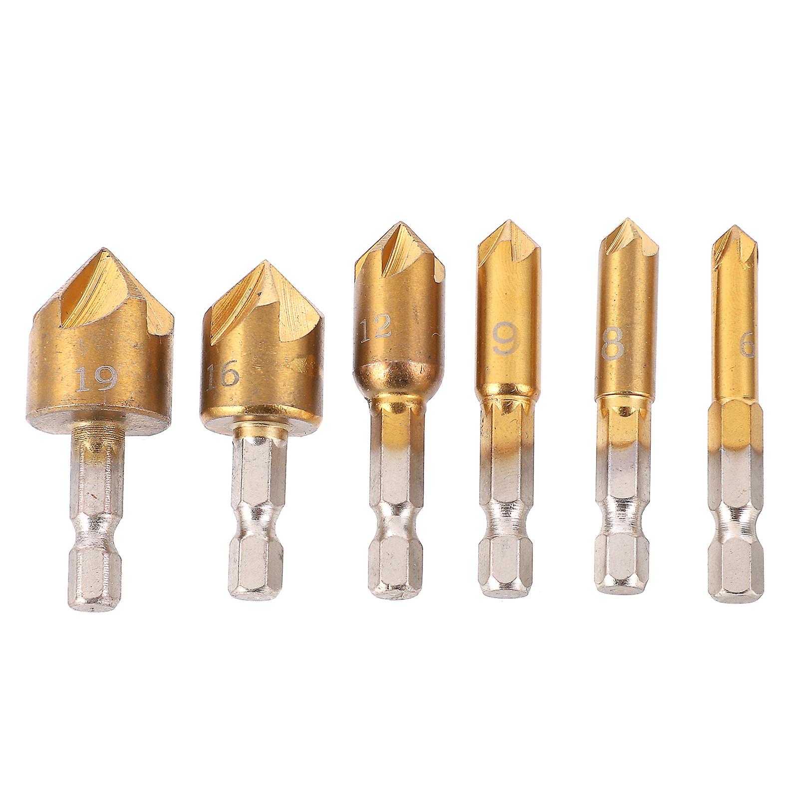 Qukaim Countersink Drill Bit Diamond Drill Bit Hole Saw Opener Set, 60mm, Cutting Tool for Marble, Concrete, Artificial