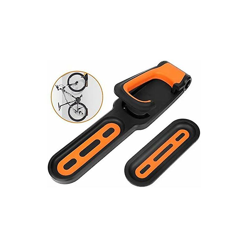 Wall Mounted Bike Hanger, Foldable Storage Hook, Parking Stand with Tire Pads Vertical Bike Rack for Display Bikes