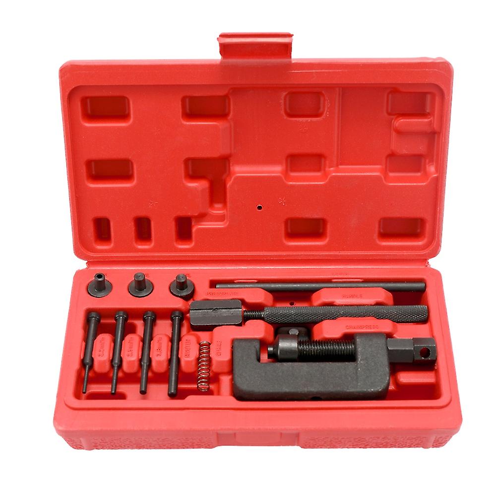 Motorcycle Bike Chain Breaker Splitter Link Riveter Universal Bikes Riveting Tool Set Cycling Access